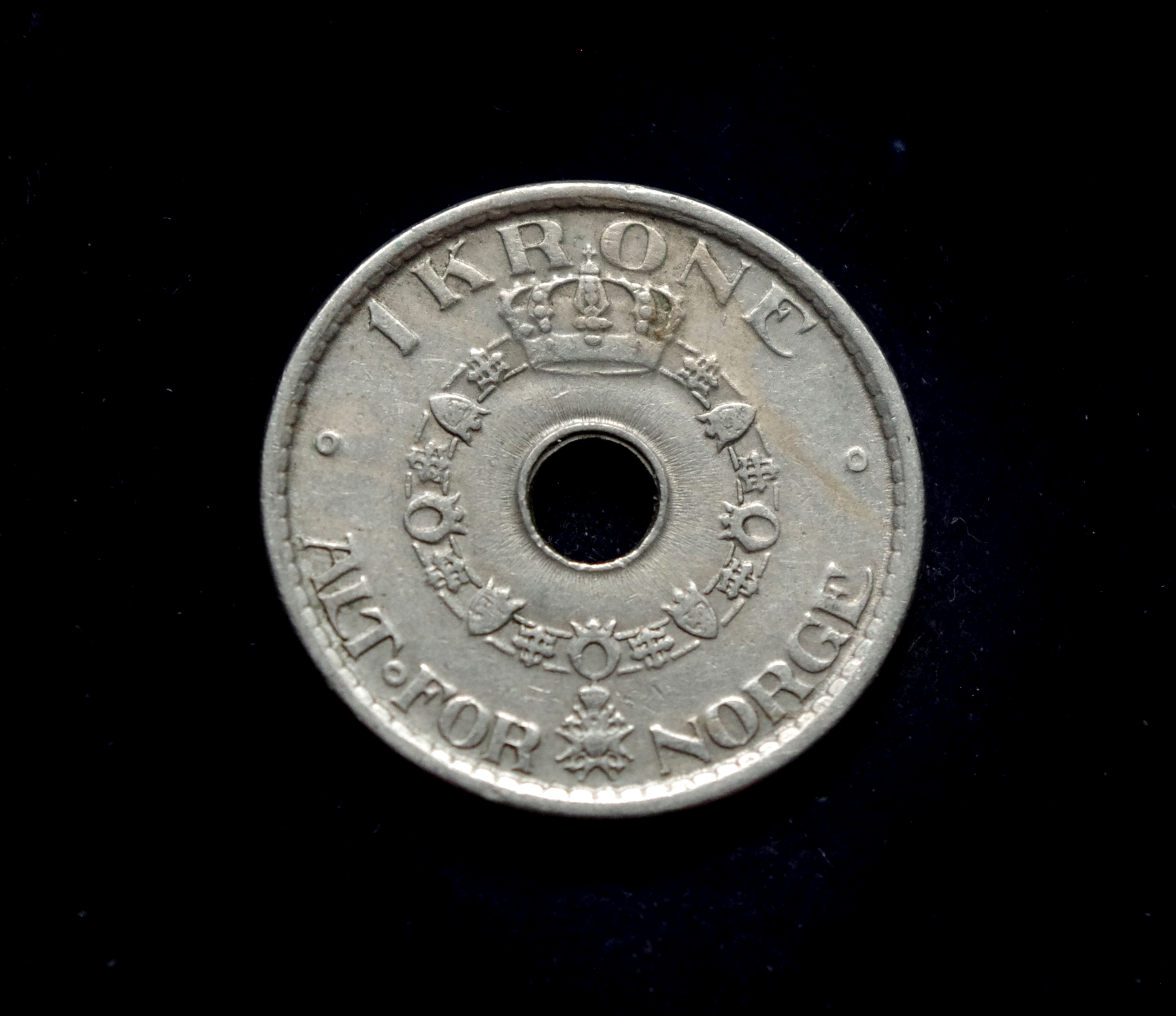 moneta, 1 krona, Norvegija