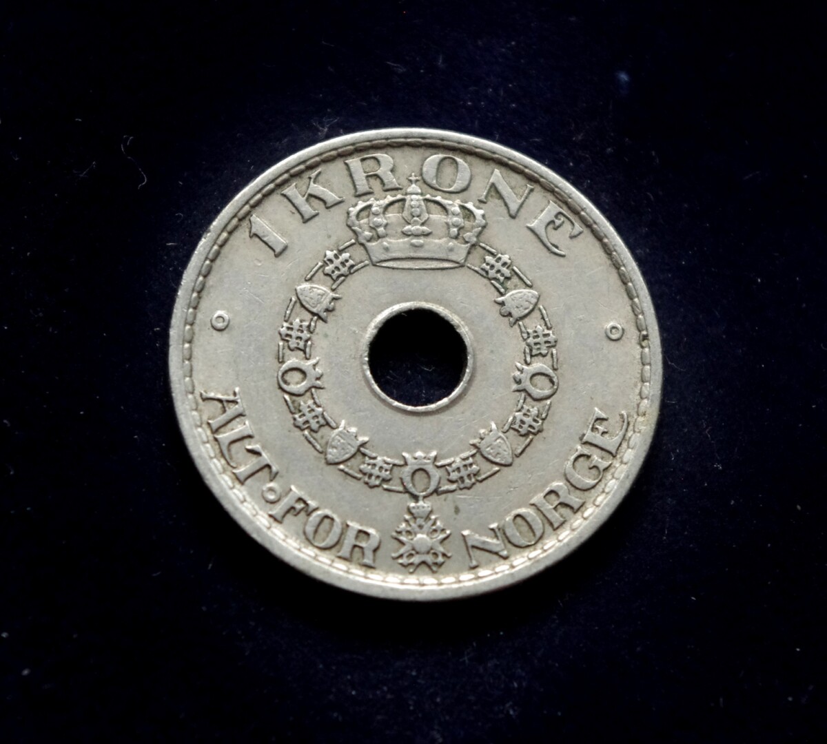 moneta, 1 krona, Norvegija
