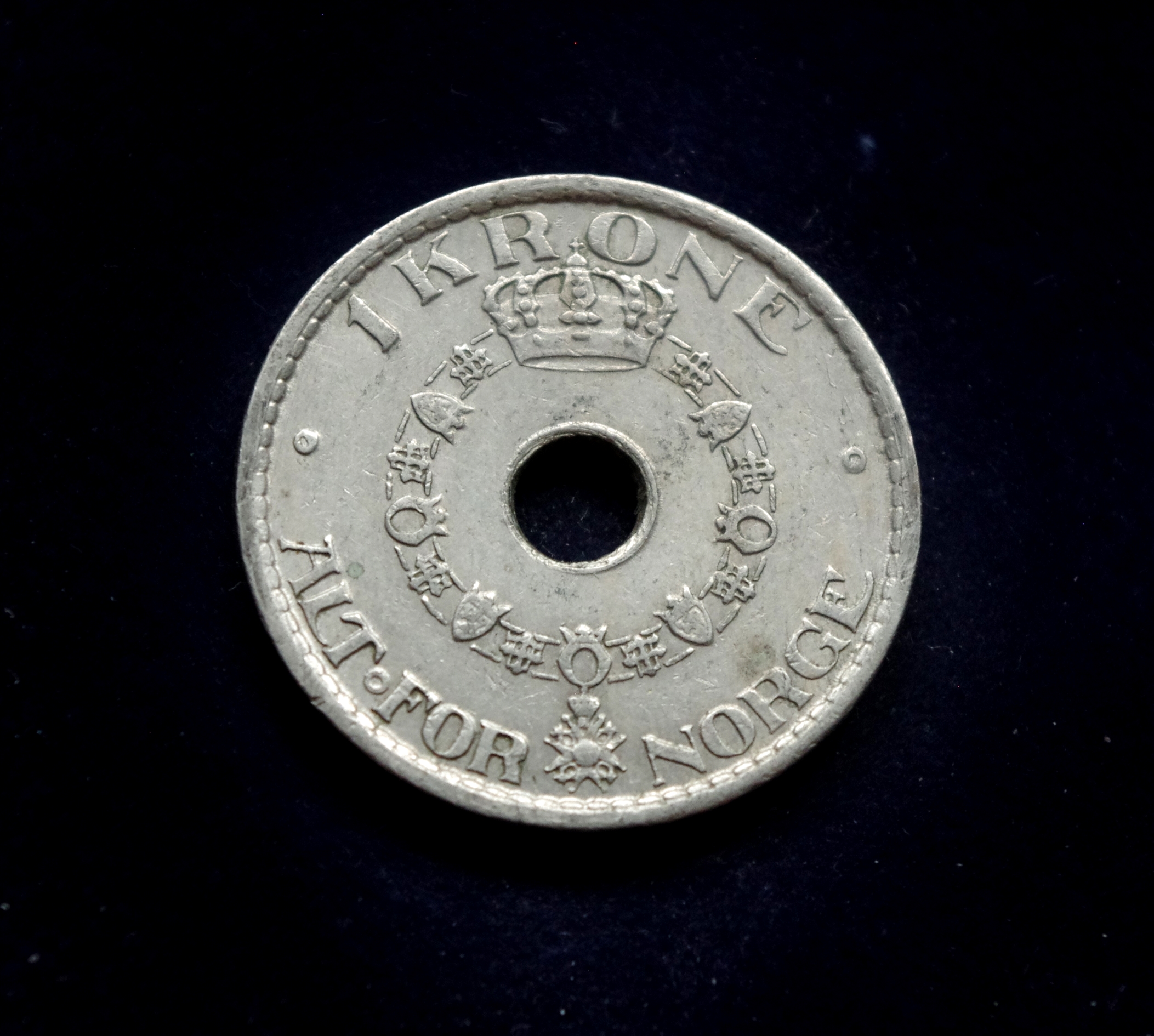 moneta, 1 krona, Norvegija