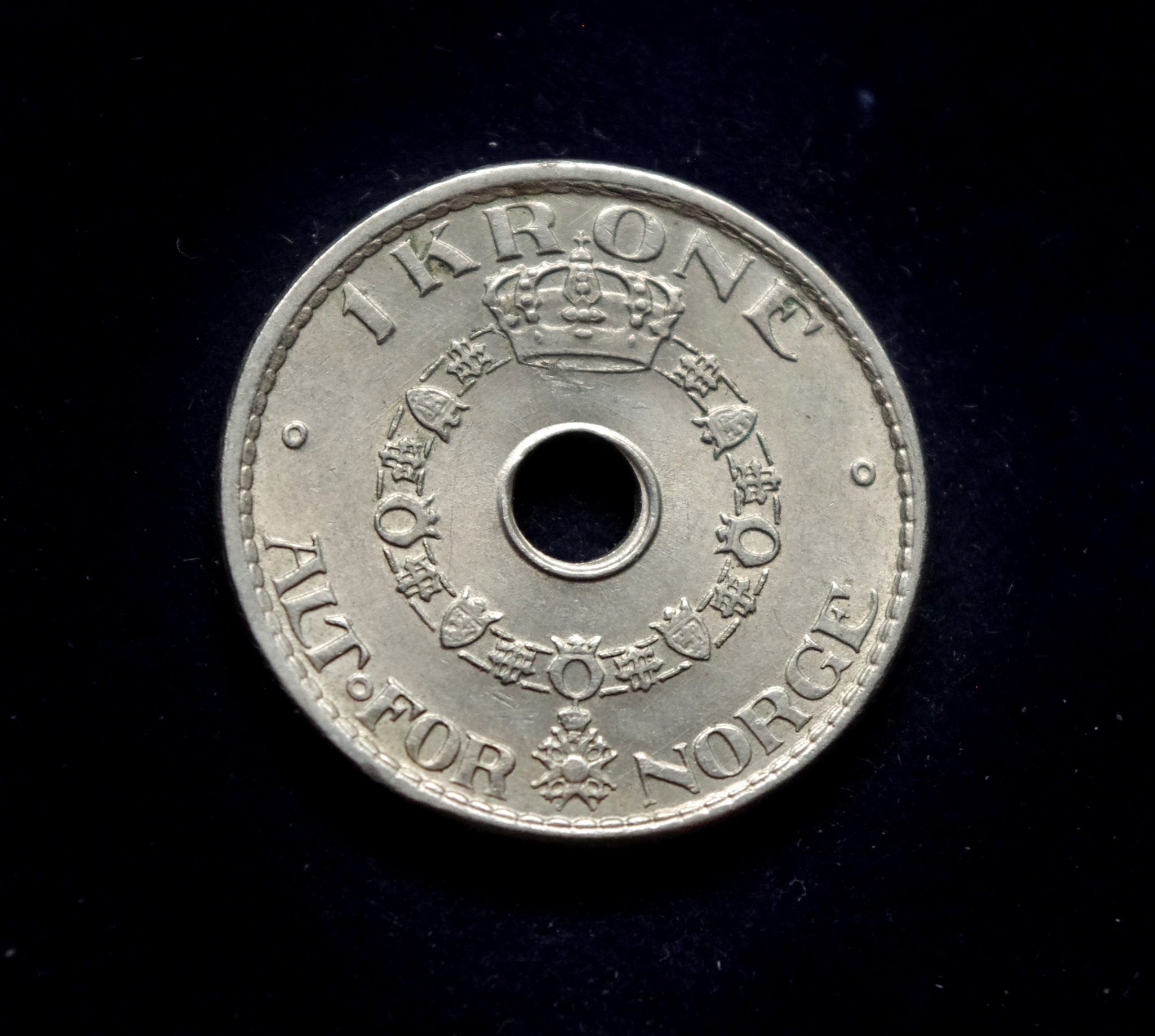 moneta, 1 krona, Norvegija