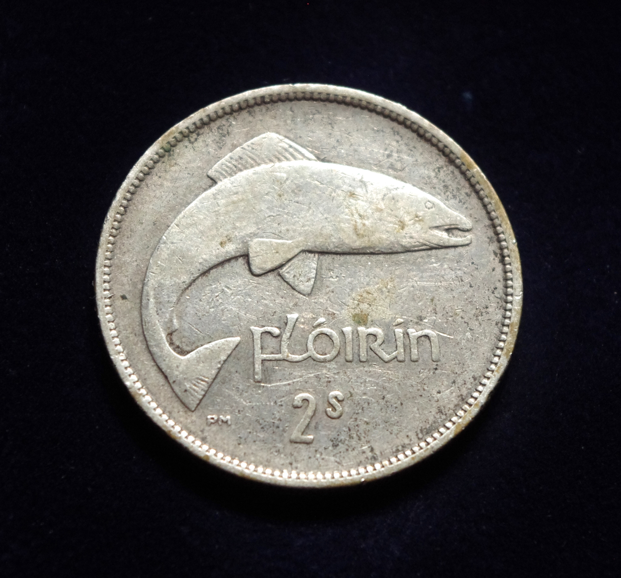 Sidabrinė moneta, 2 šilingai (florinas), Airija