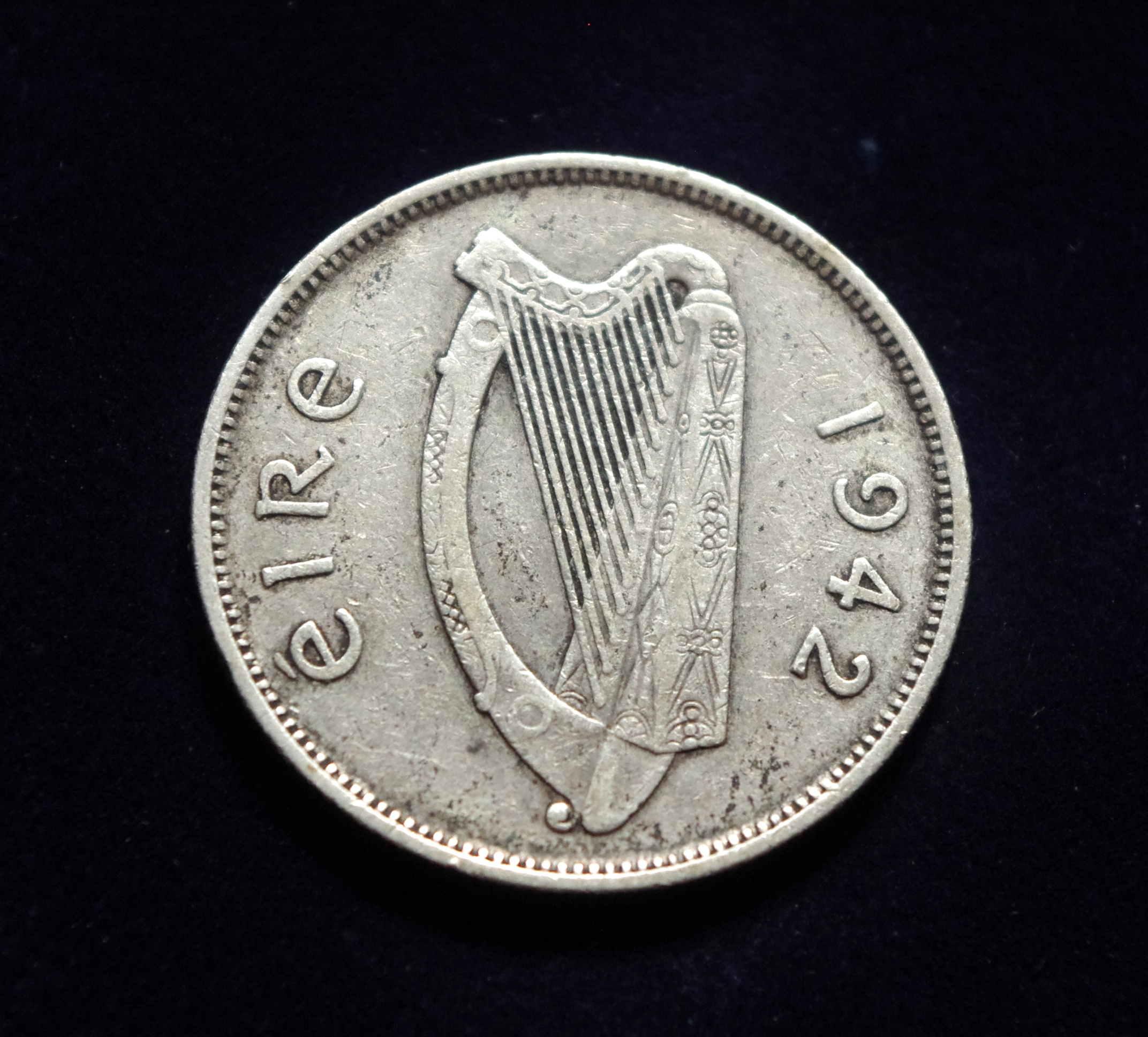 Sidabrinė moneta, 2 šilingai (florinas), Airija