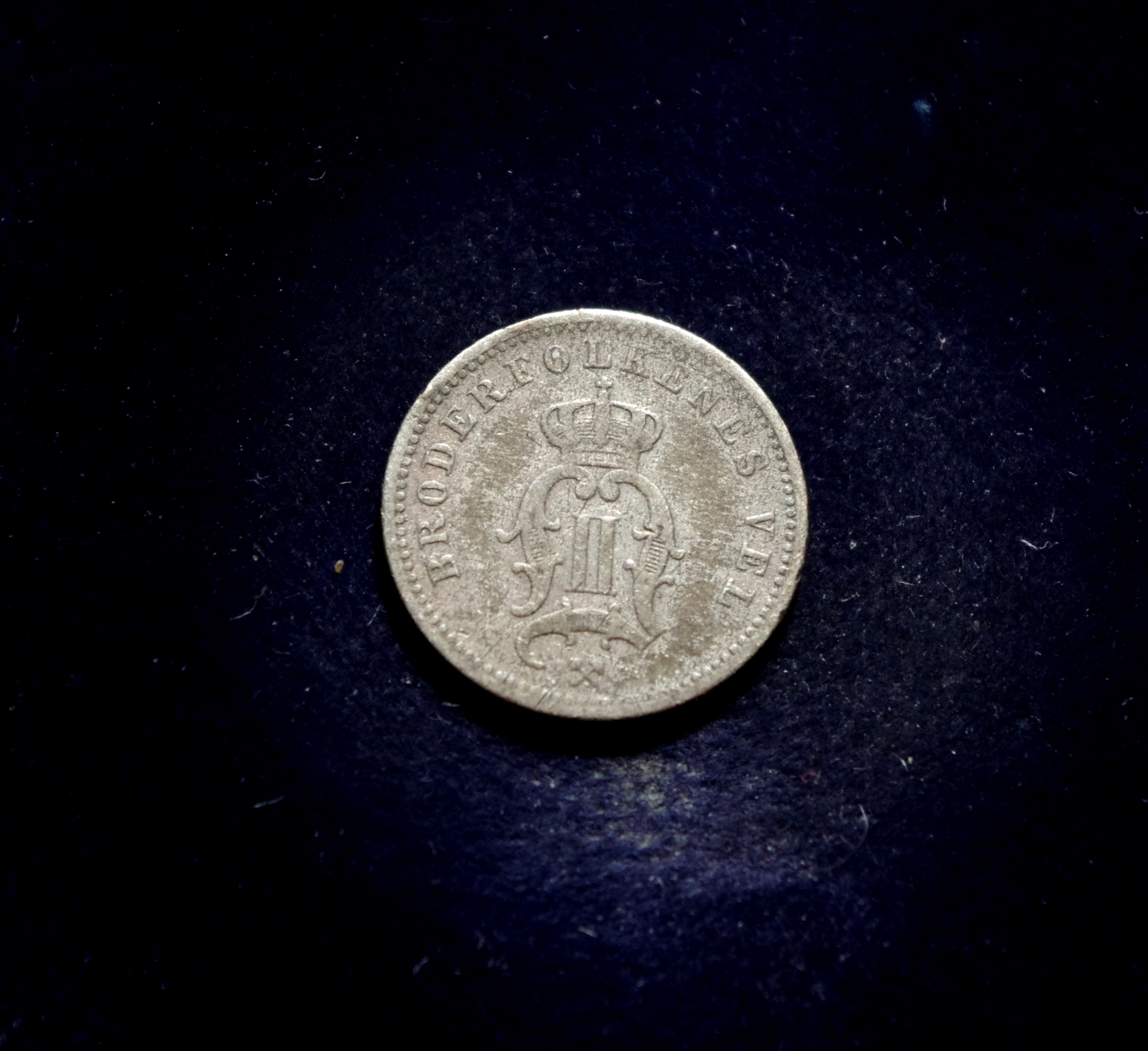 sidabrinė moneta, 10 erių, Norvegija