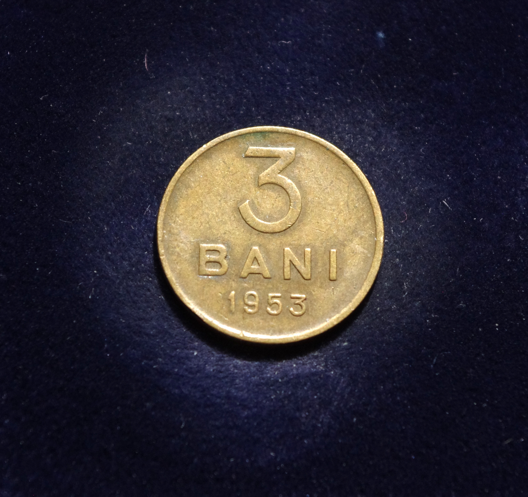 moneta, 3 baniai, Rumunija