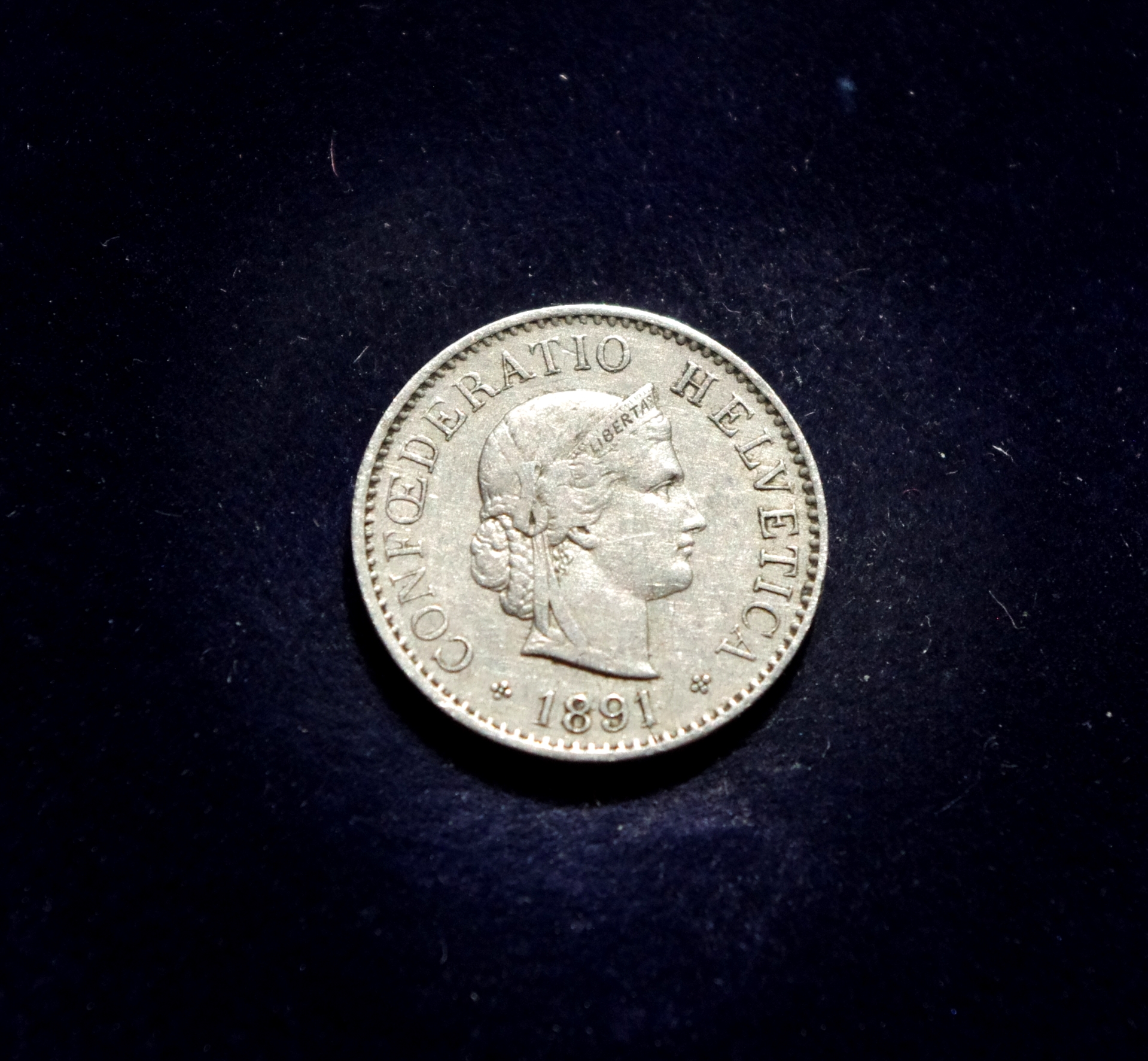 moneta, 5 rapenai, Šveicarija