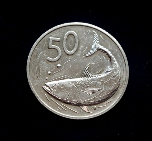 moneta, 50 centų, Kuko salos