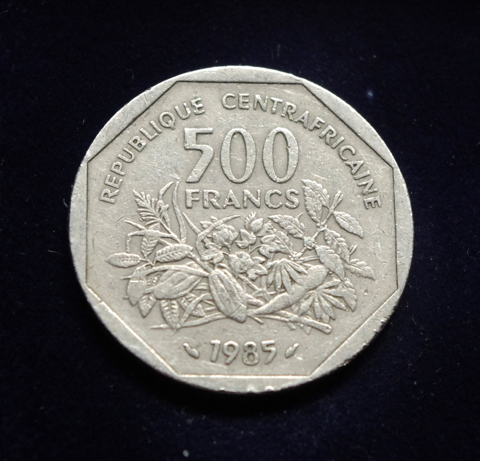 moneta, 500 frankų, Centrinė Afrikos Respublika