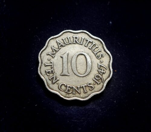 moneta, 10 centų, Mauricijus