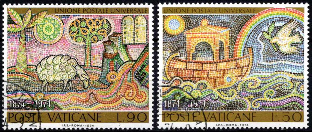 Vatikanas, pilna serija, MiNr 633-634 Used (O)