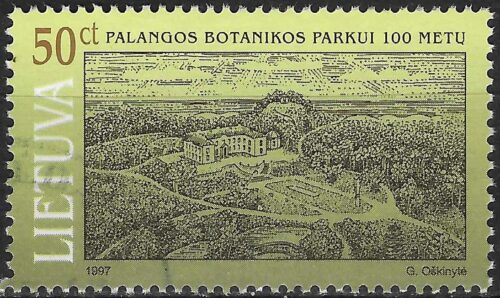 Pašto ženklai, Lietuva, Palangos botanikos parkui 100 metų