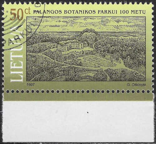 Pašto ženklai, Lietuva, Palangos botanikos parkui 100 metų