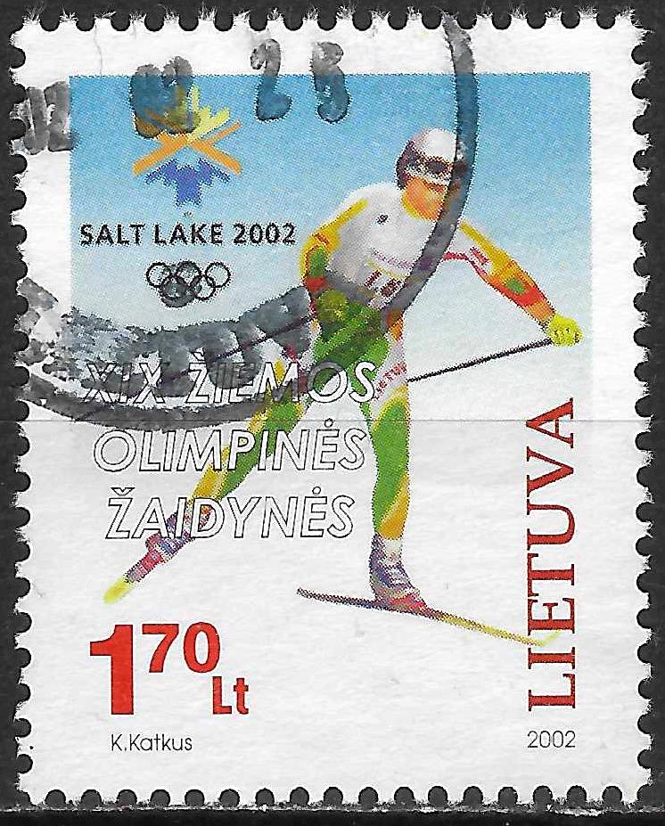 Pašto ženklai, Lietuva, XIX žiemos olimpinės žaidynės Solt Leik Sityje