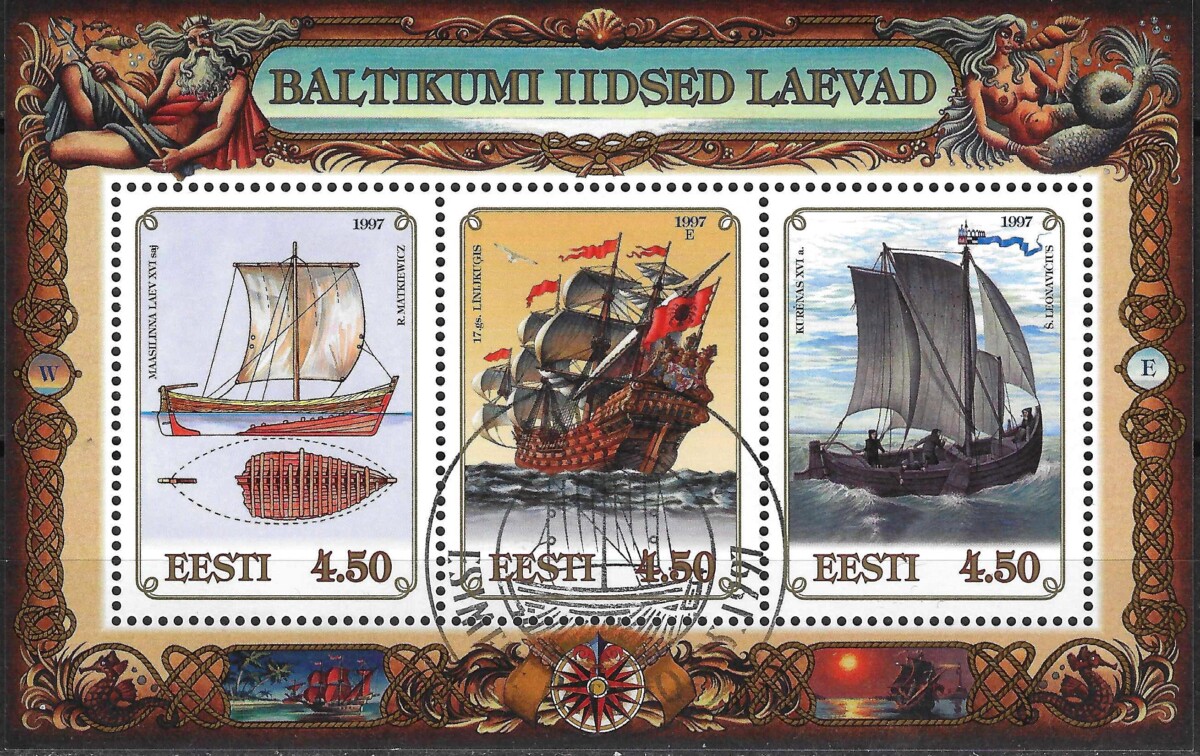 Pašto blokas, Estija, Baltijos laivai