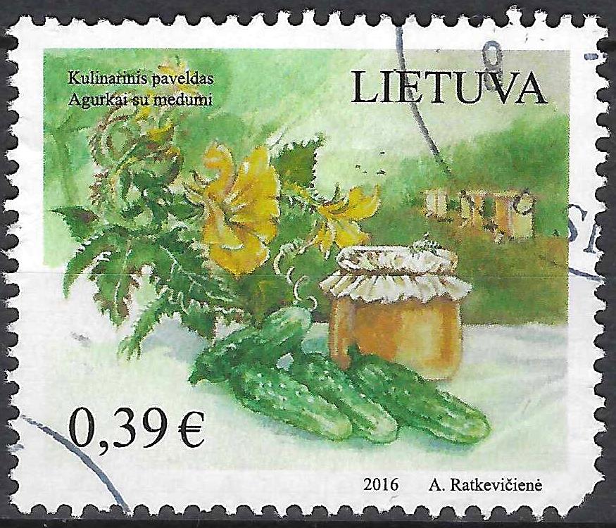 Pašto ženklai, Lietuva, Kulinarinis paveldas. Agurkai su medumi