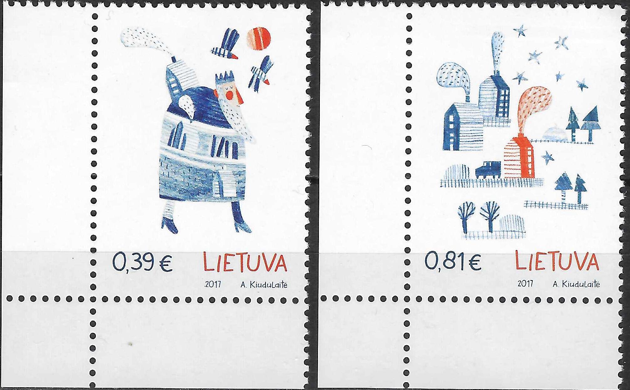 Pašto ženklai, Lietuva, Šv. Kalėdos ir Naujieji Metai