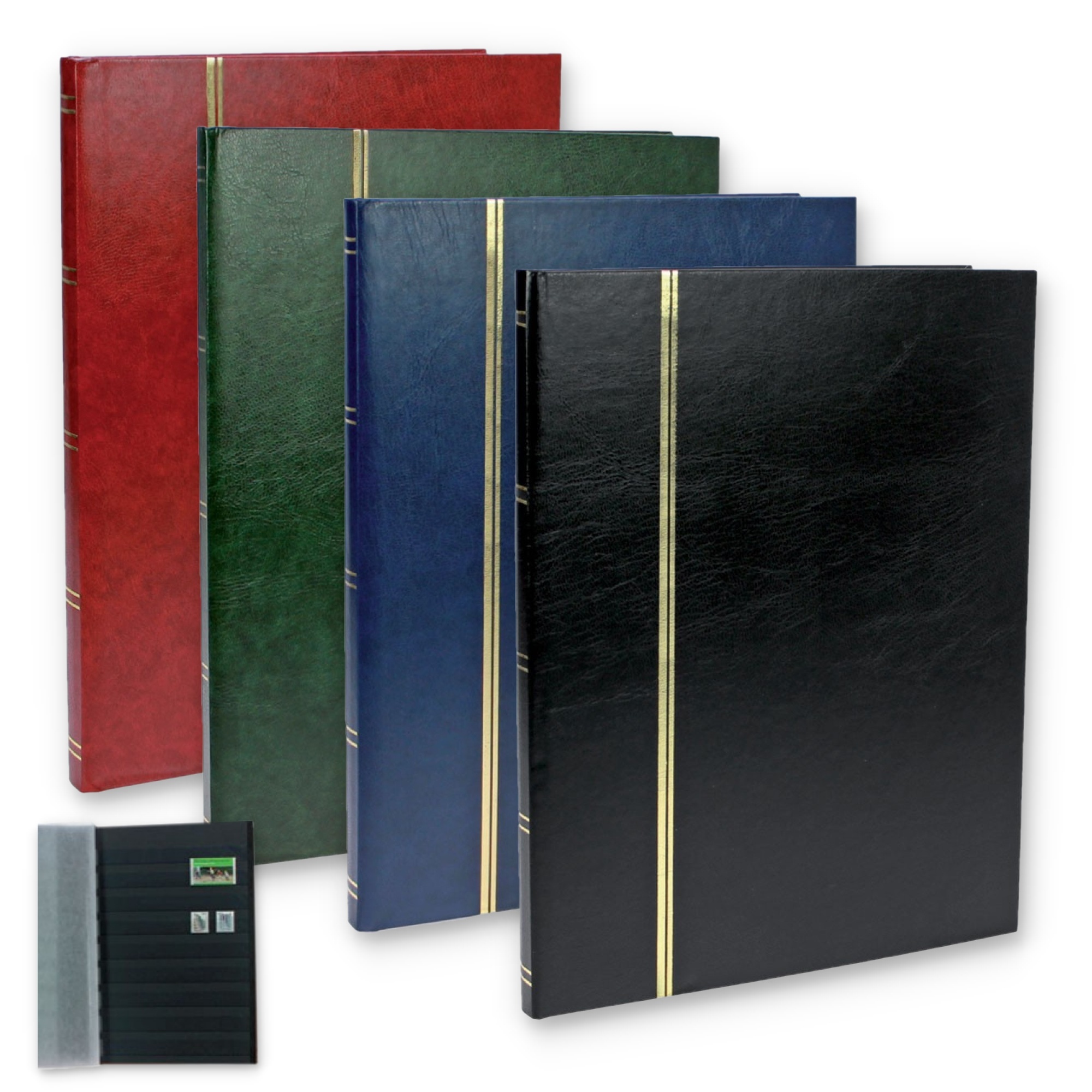 Albumas pašto ženklams, 16 juodų puslapių, SAFE 158