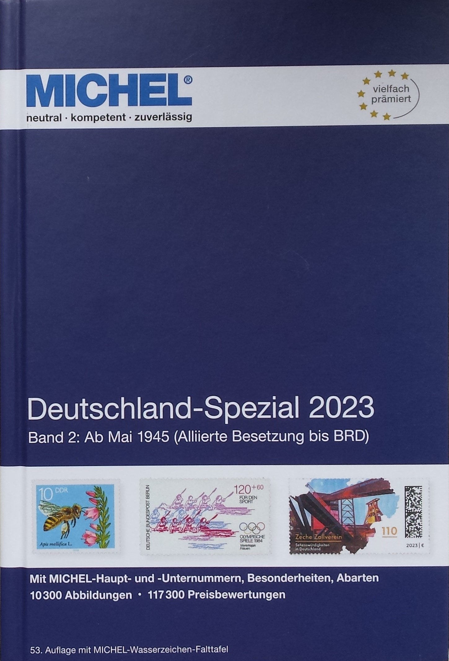 Vokietijos pašto ženklų katalogas MICHEL (Deutschland-Spezial, Band 2) 2023 m. (53 leidimas)