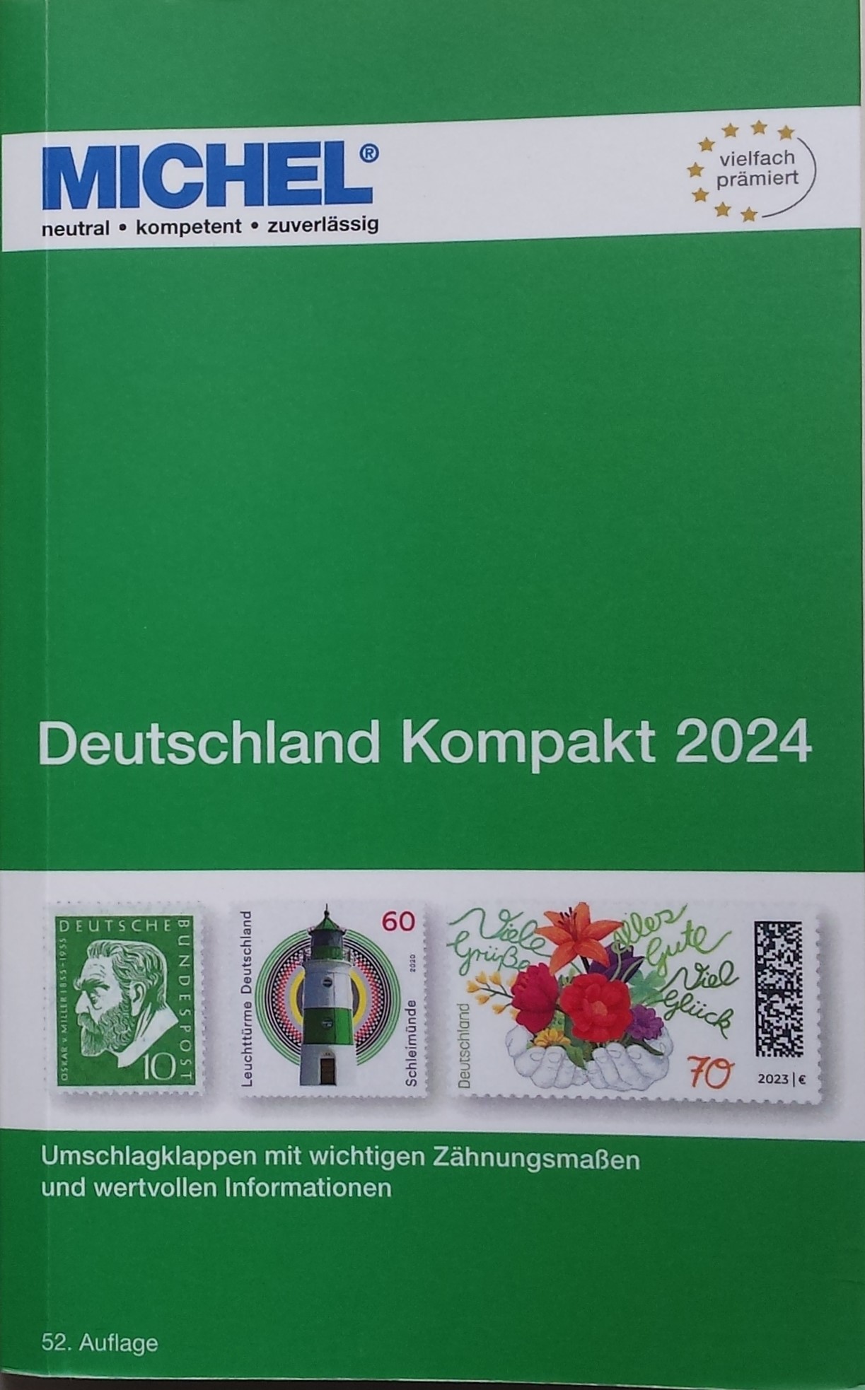 MICHEL Kompakt 2024 m. Vokietijos Reicho pašto ženklų katalogas (52-tas leidimas)