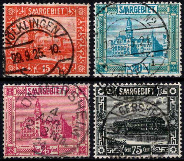 Saras, pilna serija, MiNr 98-101 Used (O)