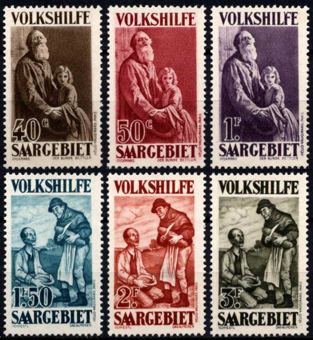 Saras, MiNr 128-133 MNG (*)