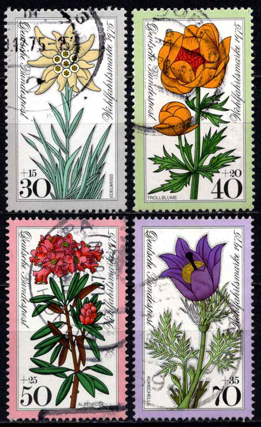 Vokietija, pilna serija, MiNr 867-870 Used (O)