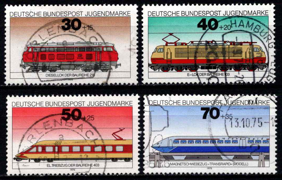 Vokietija, pilna serija, MiNr 836-839 Used (O)