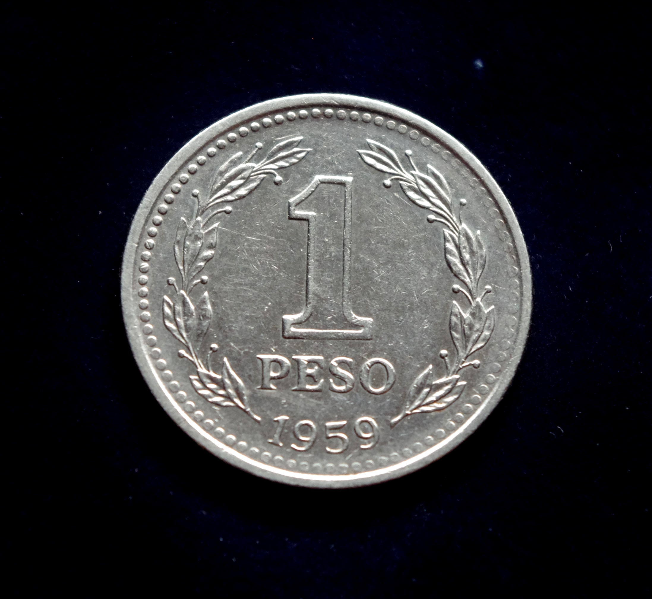 Argentinos 1 peso moneta.