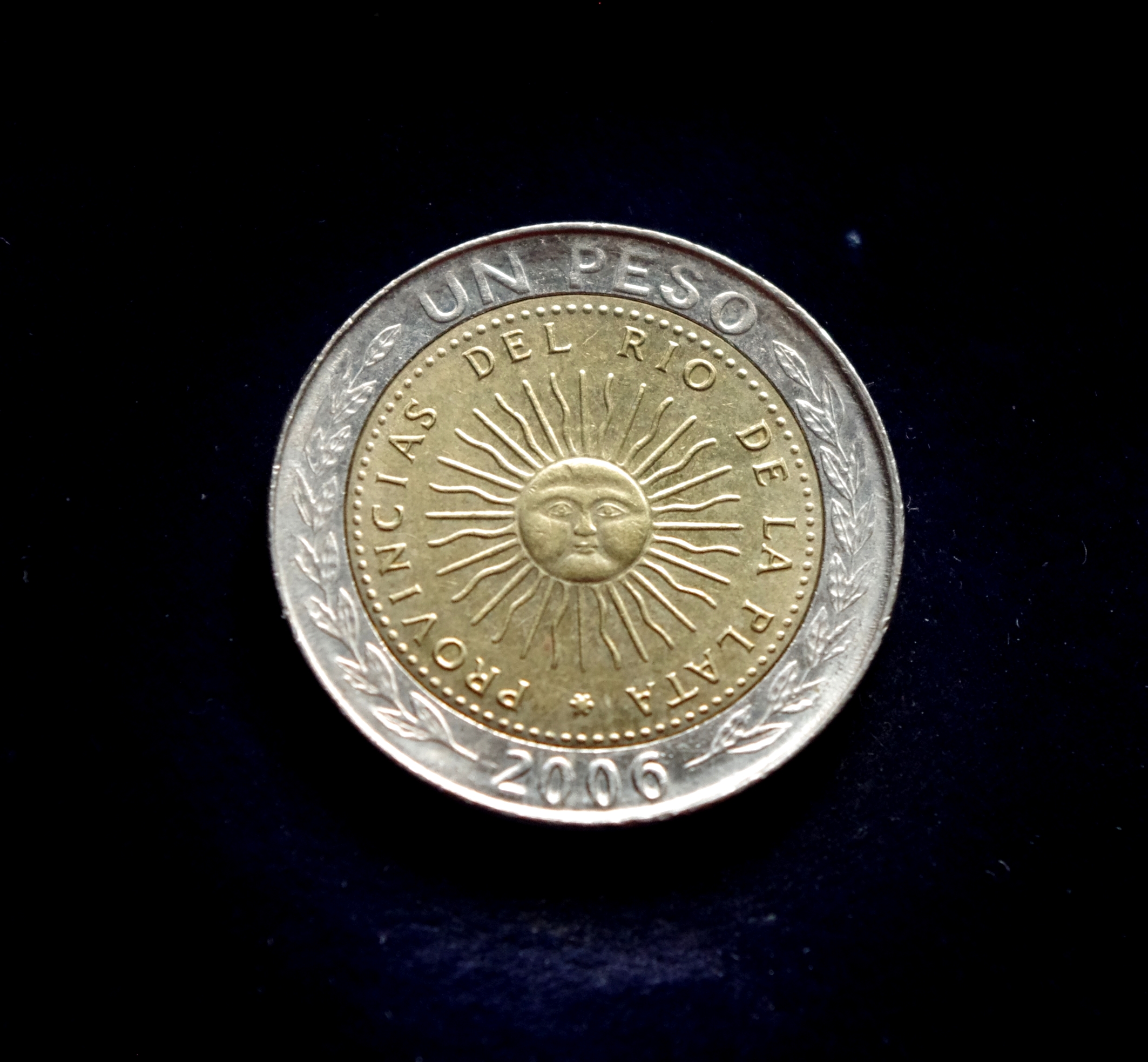 Argentinos 1 peso moneta.