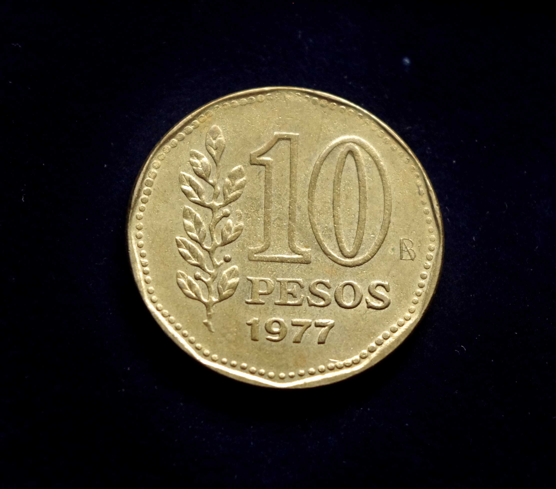 Argentinos 10 pesų moneta