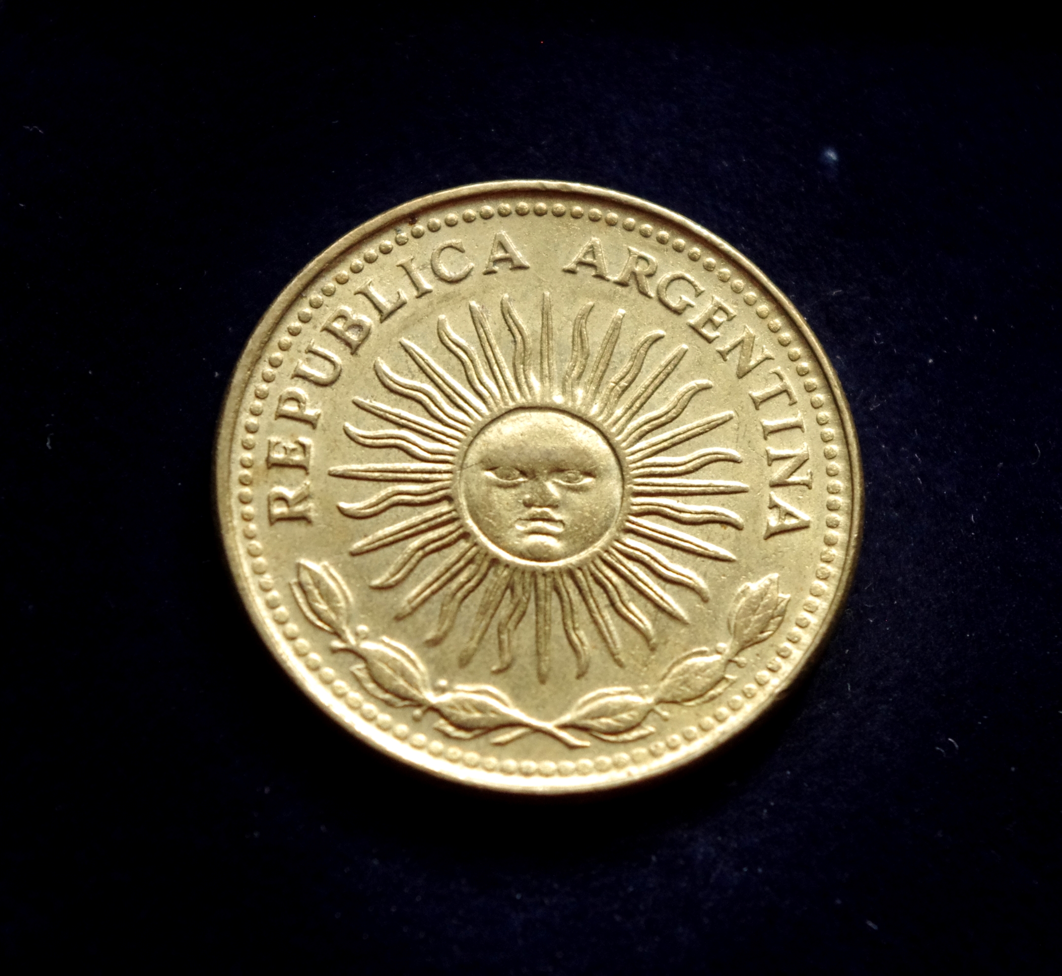 Argentinos 10 pesų moneta