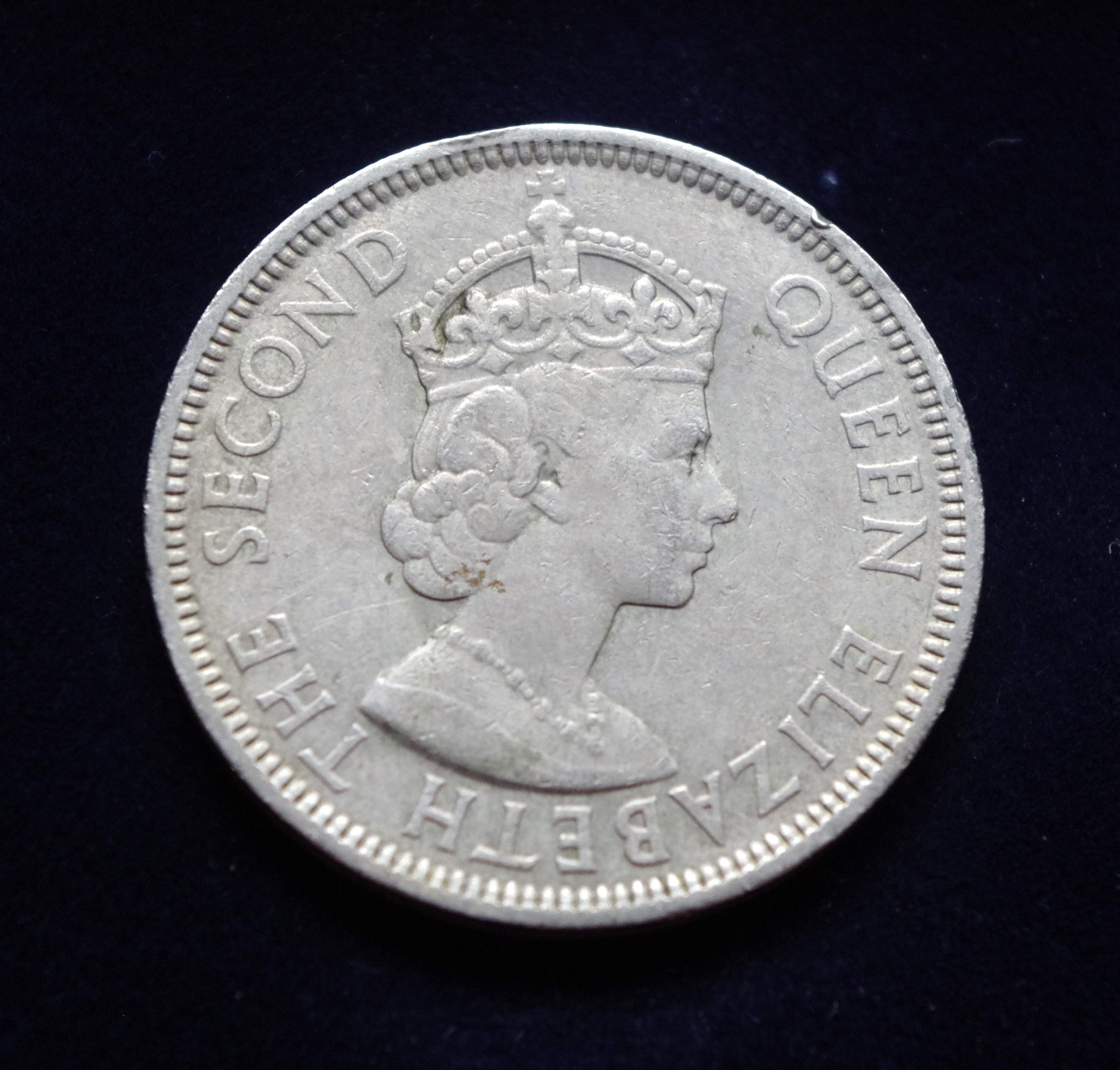 Mauricijau 1 rupijos moneta