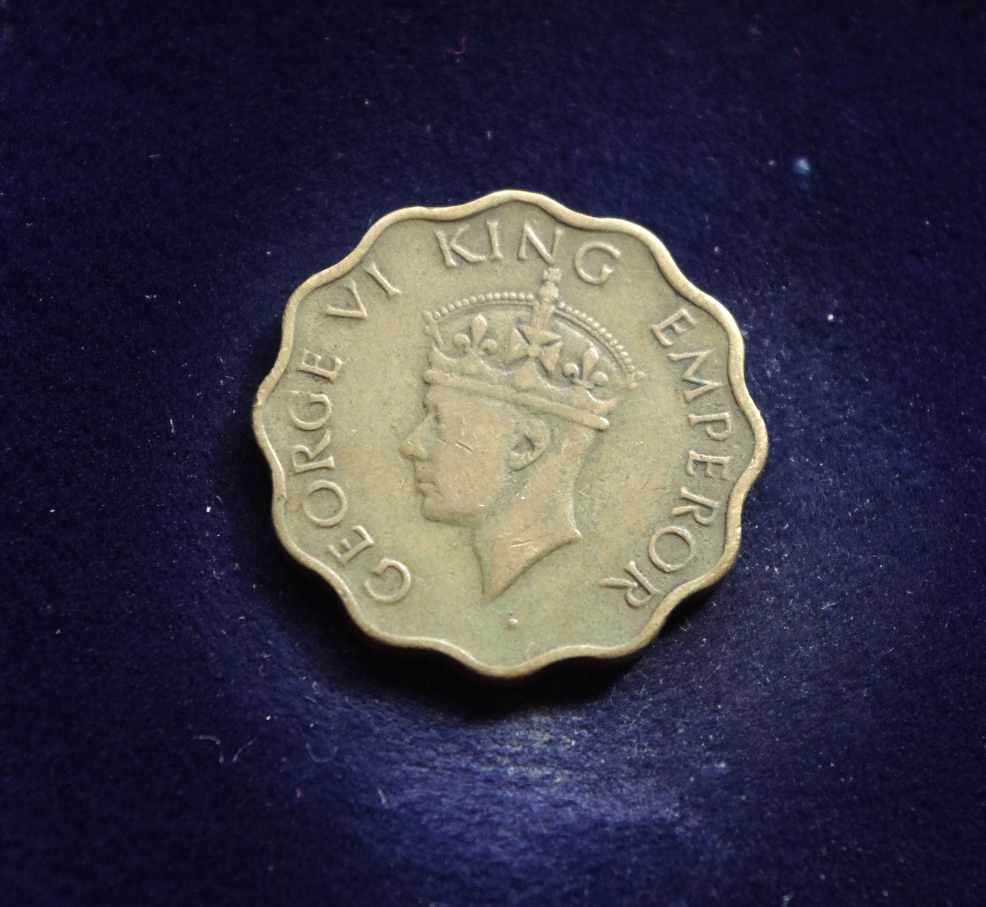 Indijos - Britų 1 anos moneta