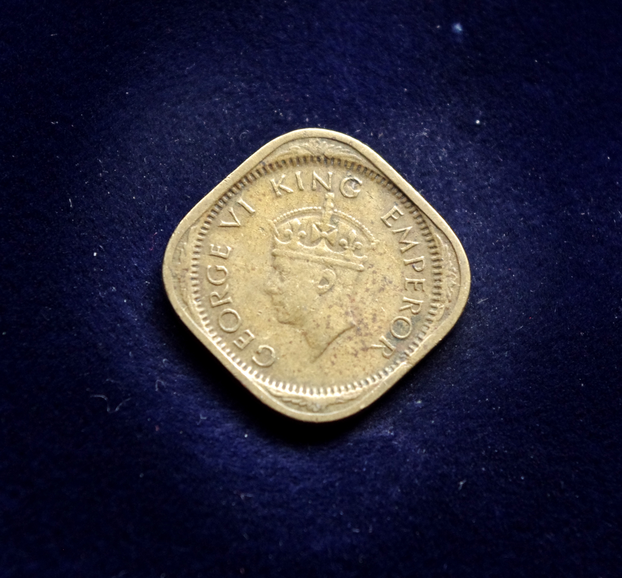 Indijos - Britų 1/2 anos moneta