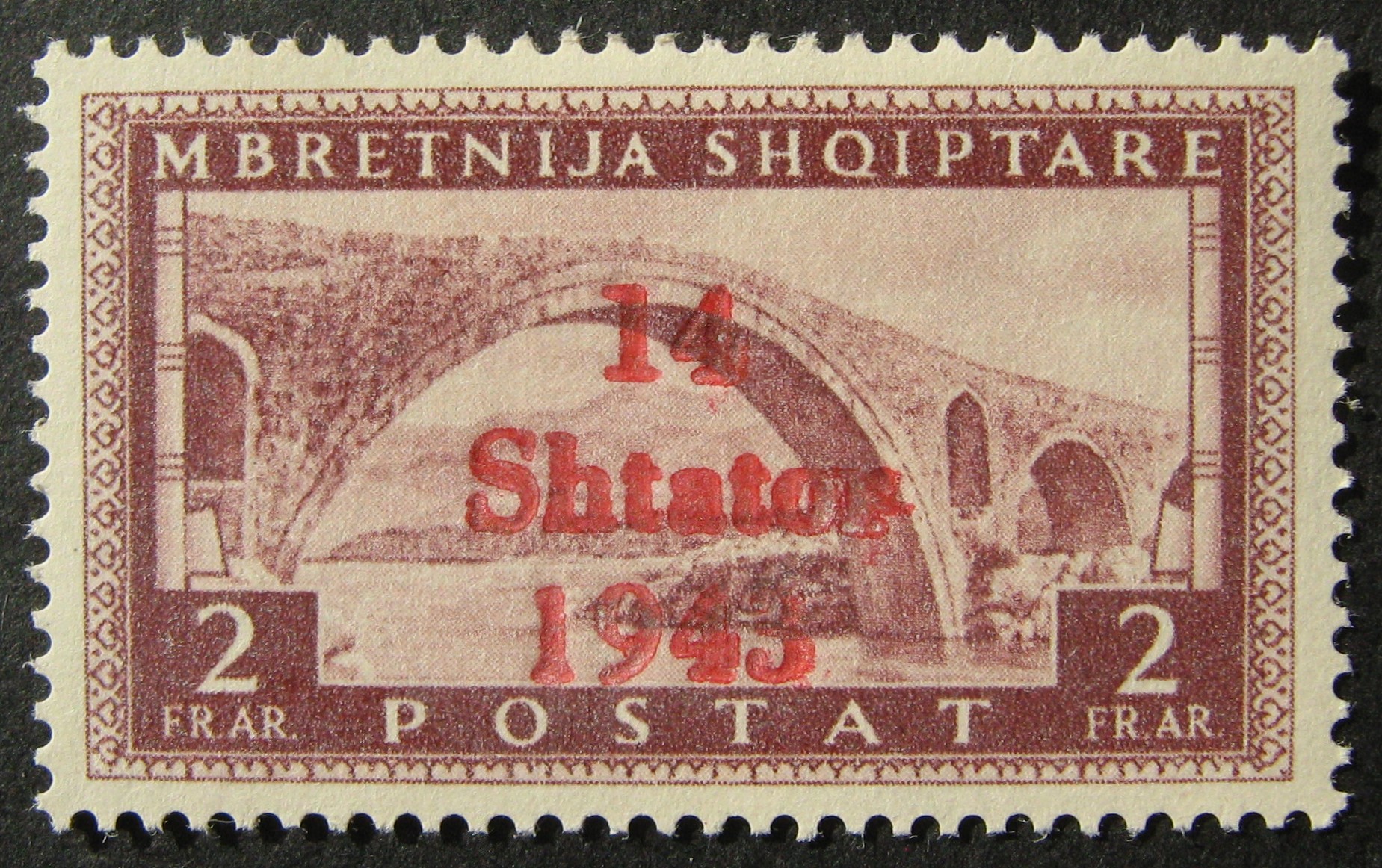 Albanija, MiNr 12 MLH*