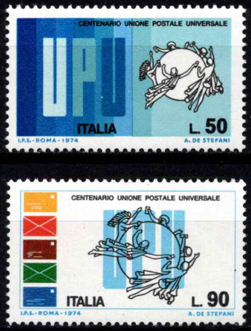 100 metų Pasaulinei pašto sąjungai (UPU)