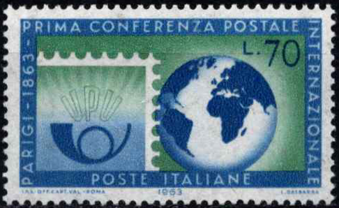 100-osios 1-osios Tarptautinės pašto konferencijos Paryžiuje metinės