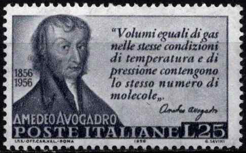 100-osios Amedeo Avogadro mirties metinės