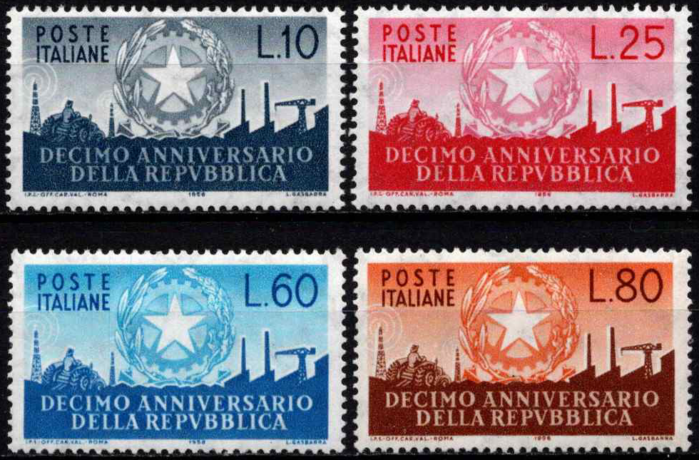 10 metų Italijos Respublikai