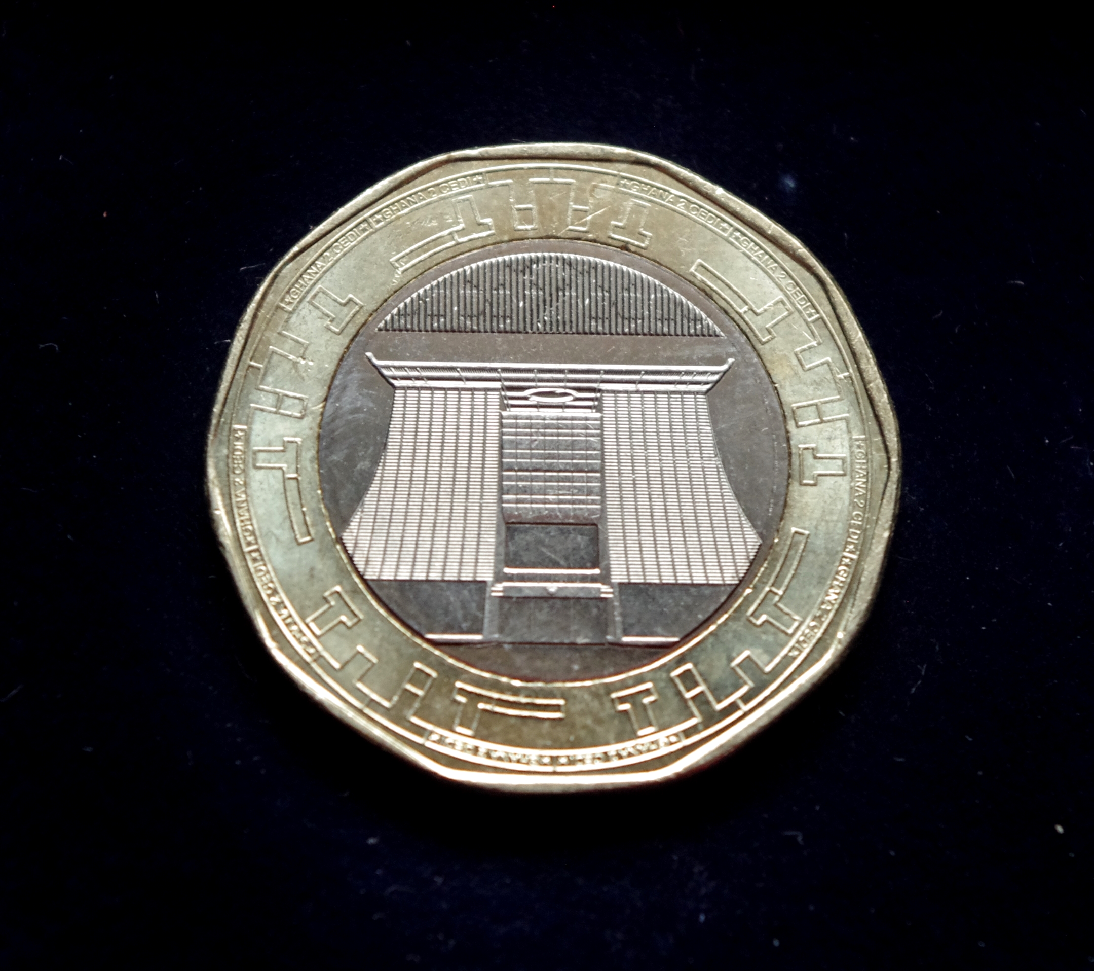 Ganos 2 sedžių moneta