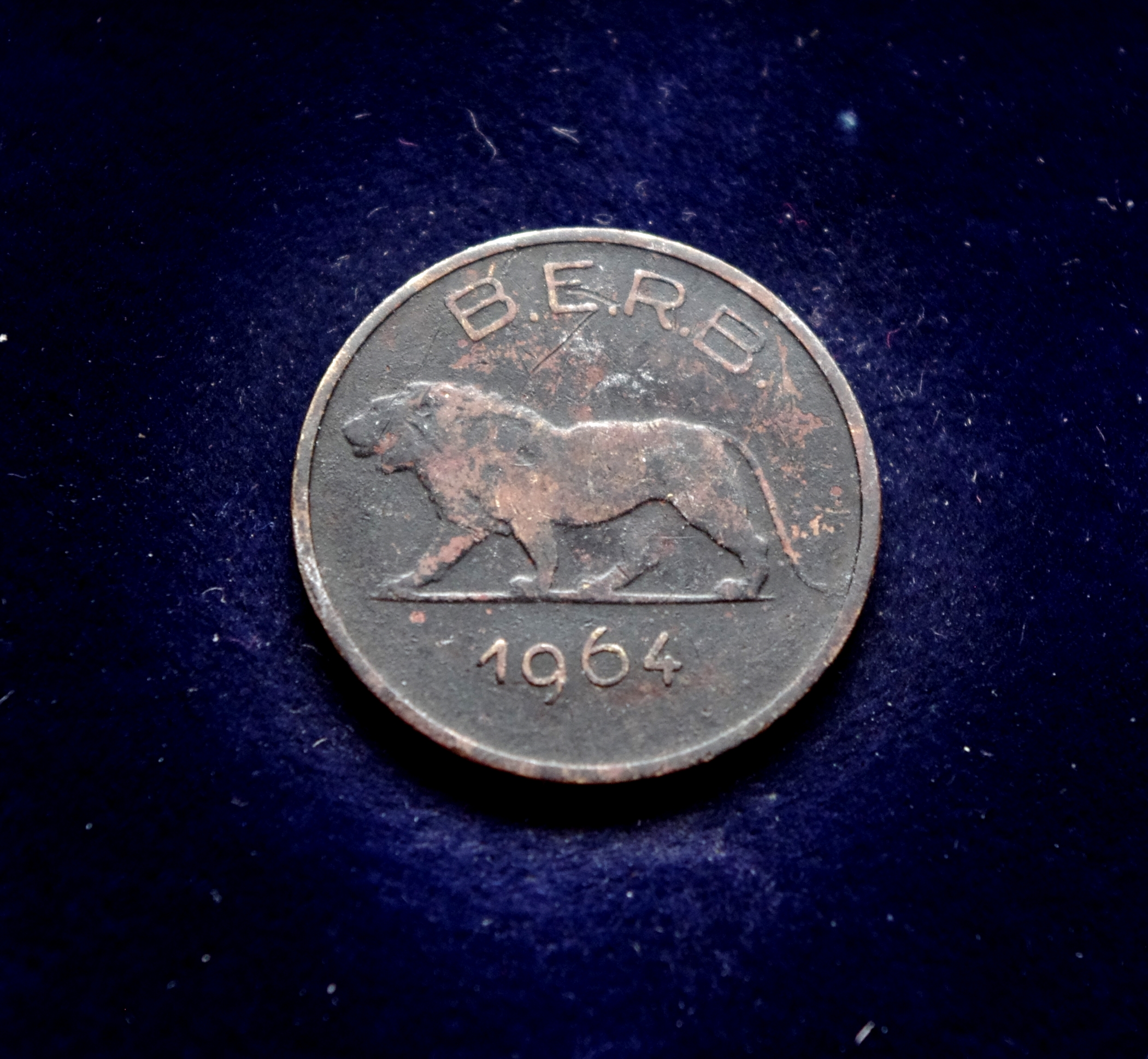 Ruandos Burundžio 1 franko moneta