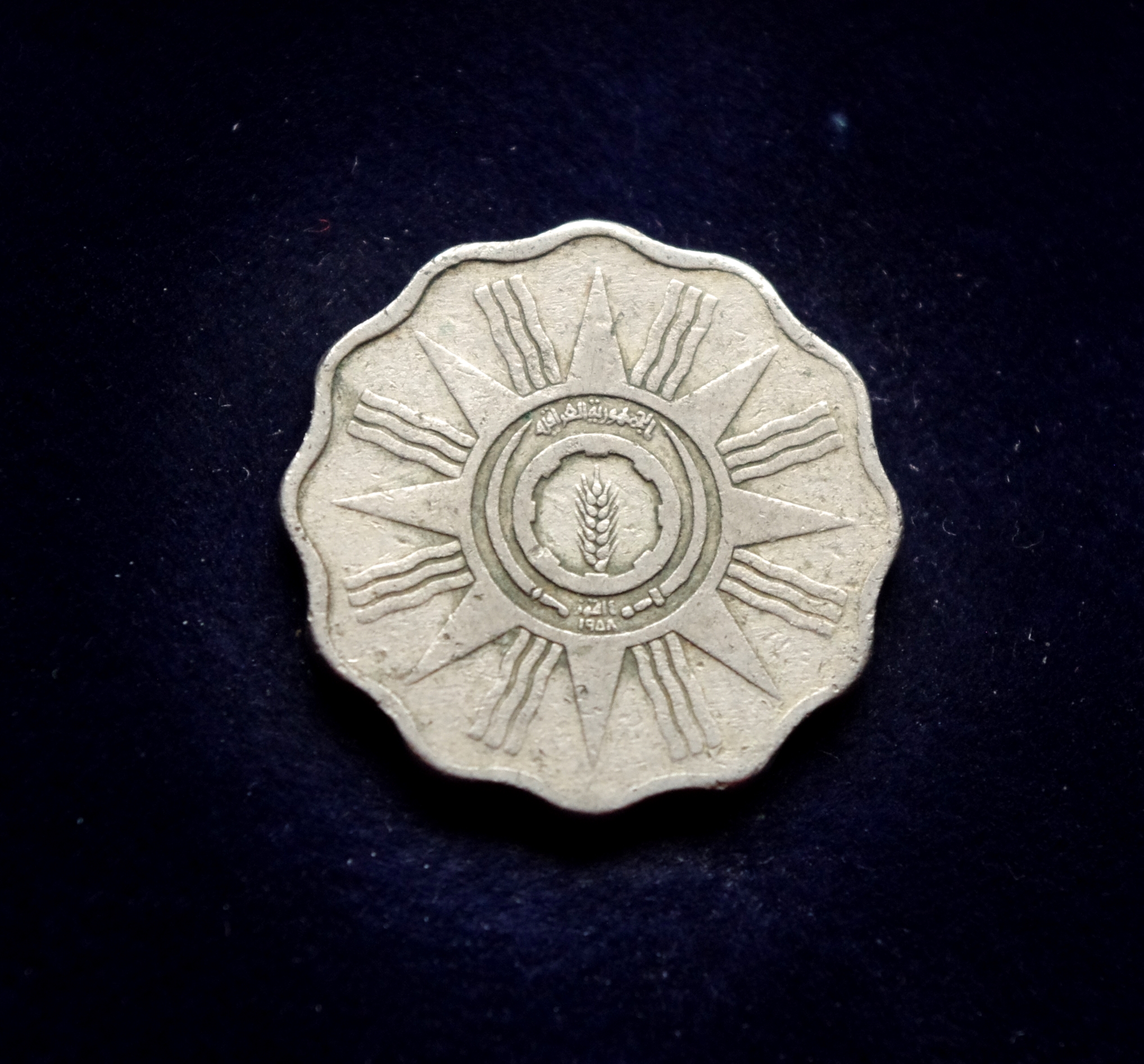 Irako 5 filsų moneta