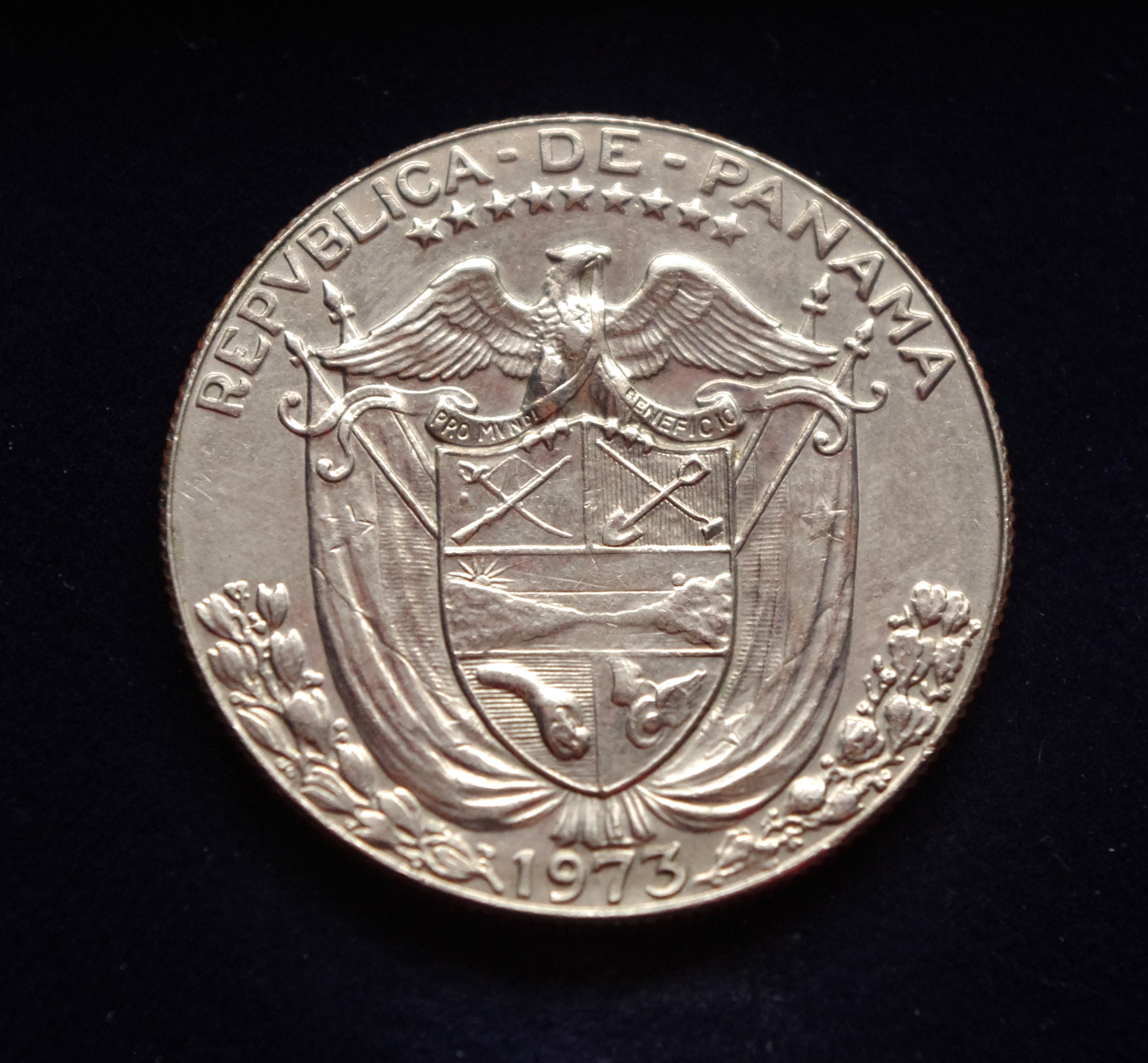 Panamos 1/2 balboa moneta. Ispanų keliautojas – konkistadoras