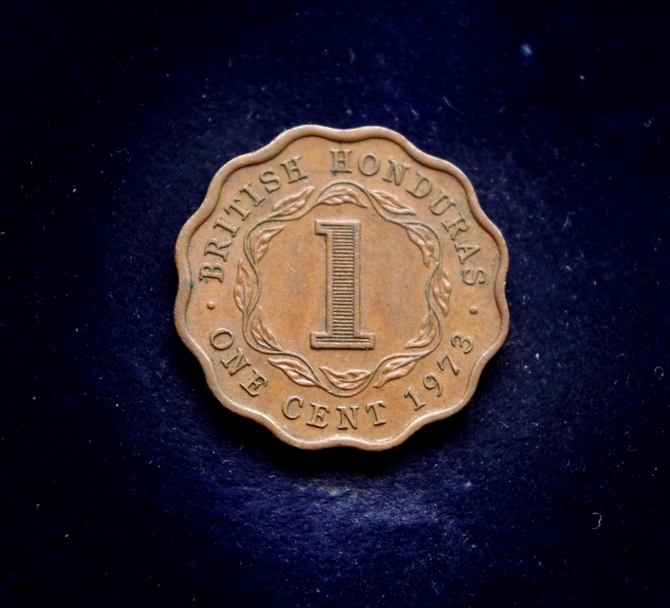 Britų Hondūro 1 cento moneta