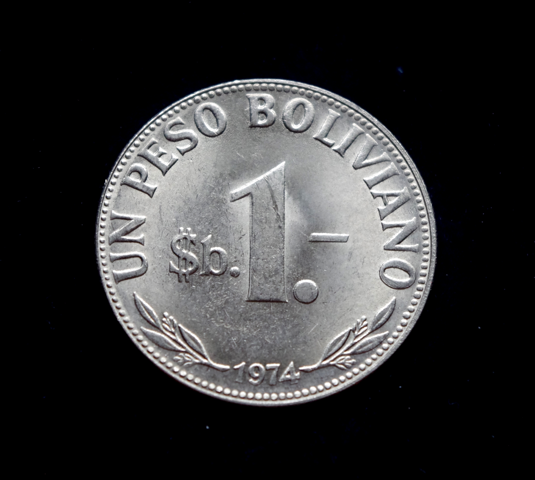 Bolivijos 1 peso moneta