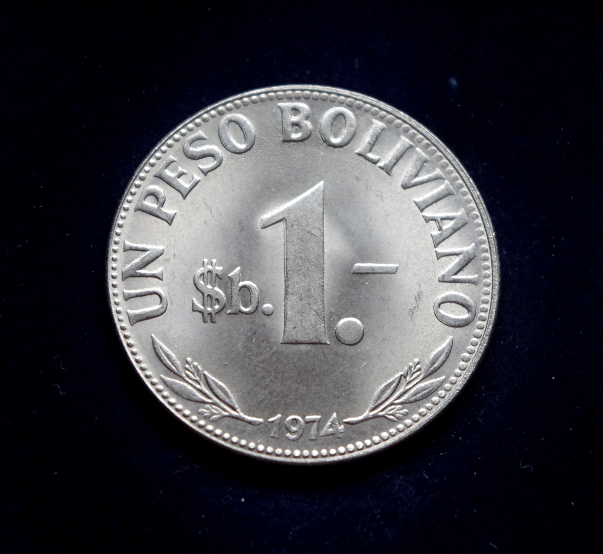 IMGP0876 Bolivijos 1 peso moneta