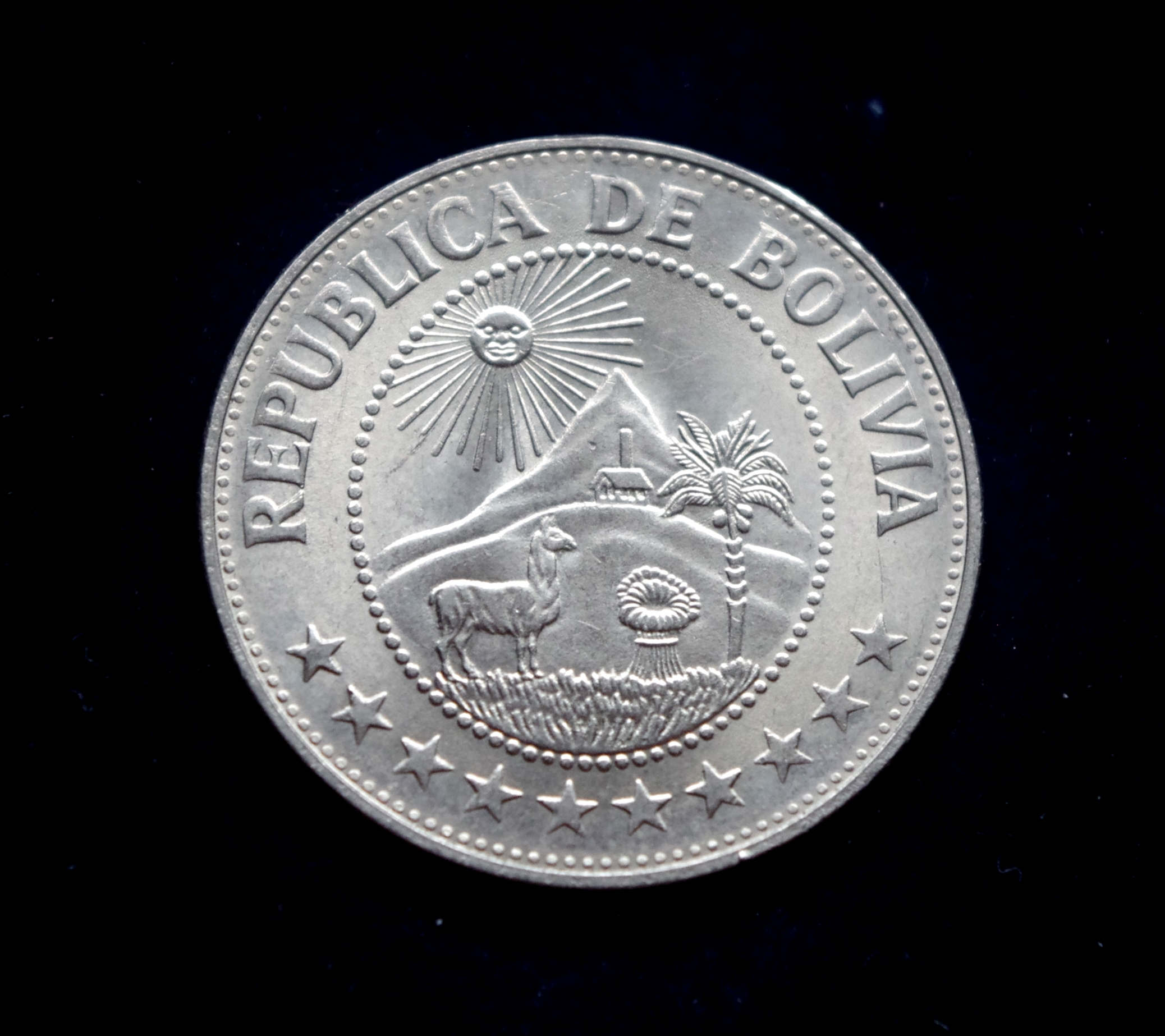 IMGP0882 Bolivijos 1 peso moneta