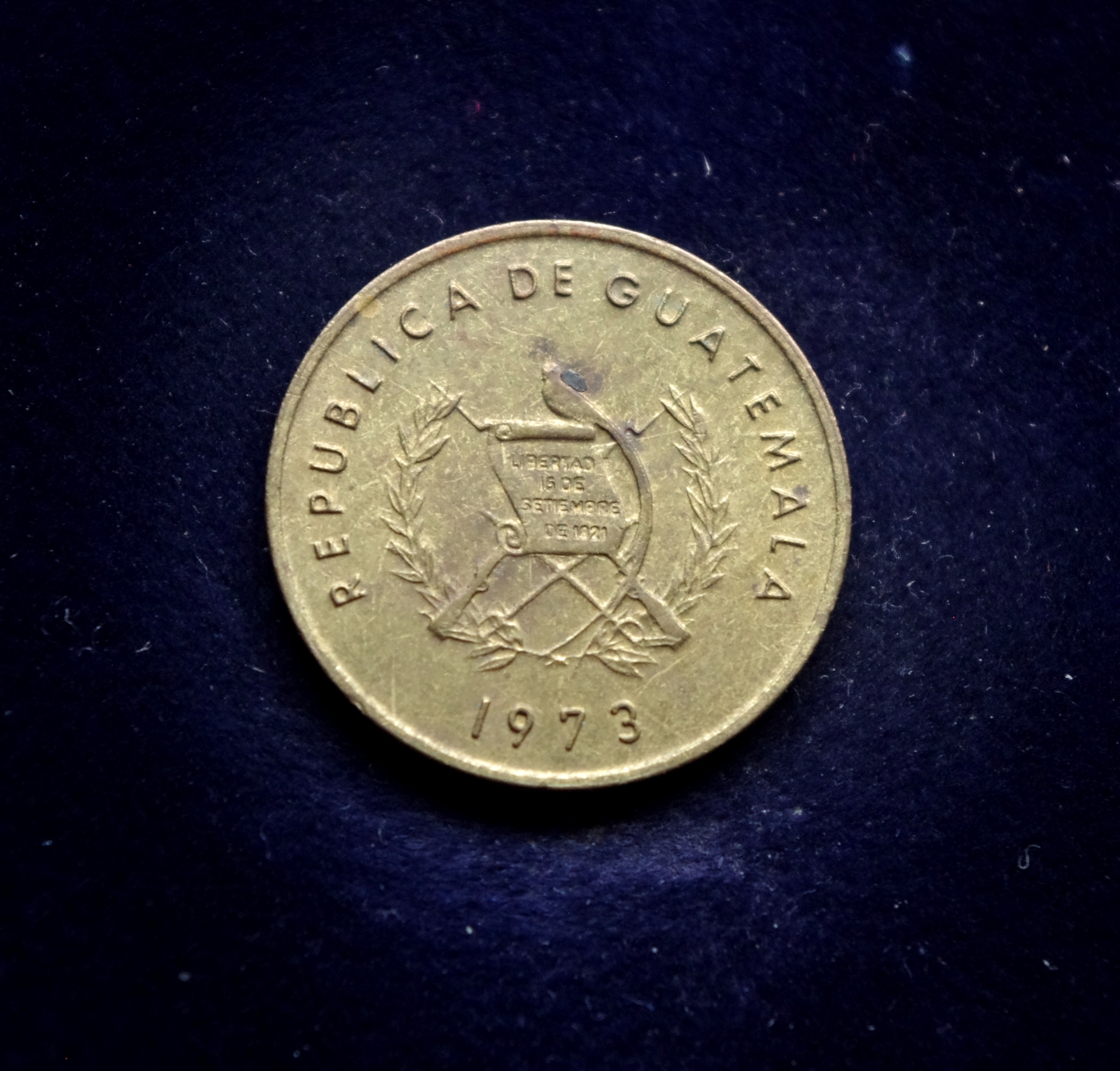 Gvatemalos 1 sentavo moneta