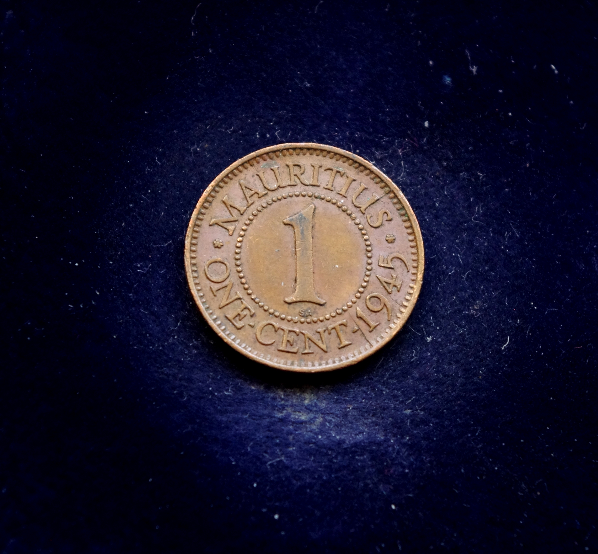 Mauricijau 1 cento moneta