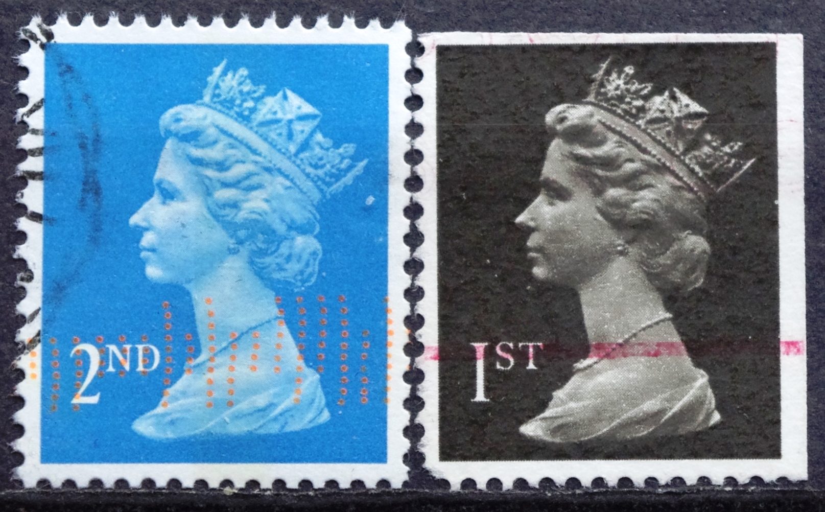 Pašto ženklas, Jungtinė Karalystė. Karalienė Elžbieta II