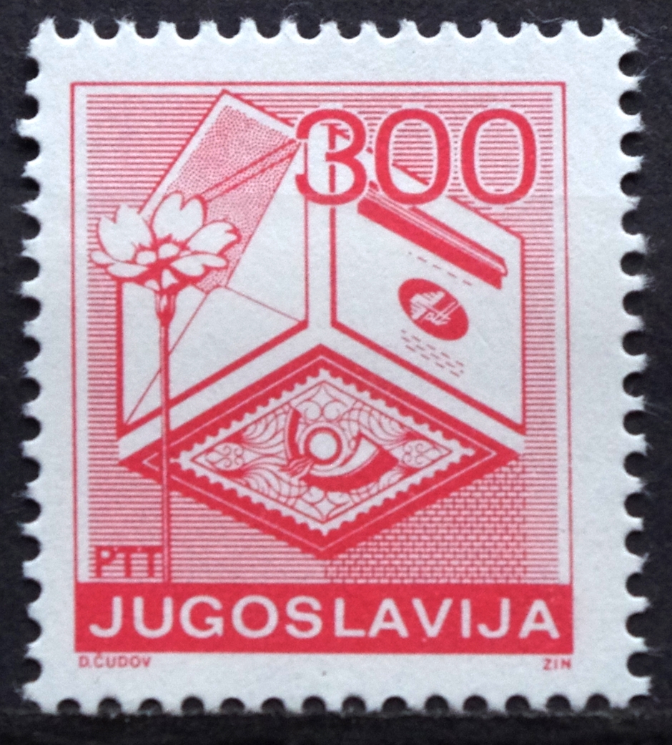 Jugoslavijos pašto ženklas. Pašto tarnyba